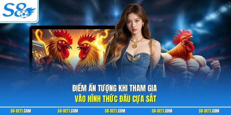 Điểm ấn tượng khi tham gia vào hình thức đấu cựa sắt