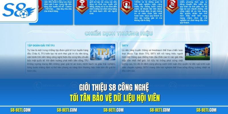Giới thiệu S8 công nghệ tối tân bảo vệ dữ liệu hội viên